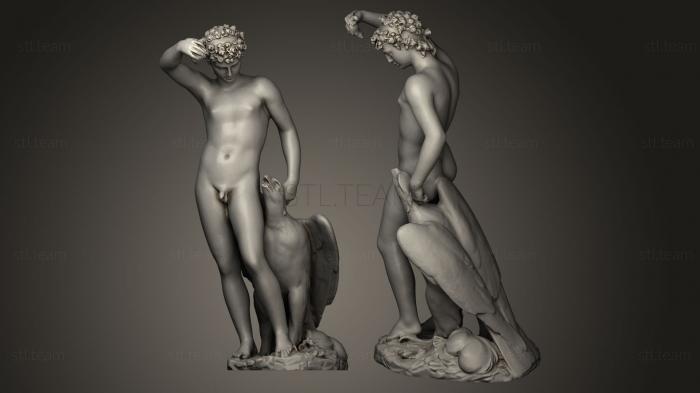 Статуи античные и исторические Зевс и Ганимед